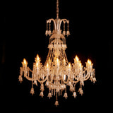 15 LIGHT Honey GLASS ITALIAN CHANDELIER CEILING LIGHTS HANGING - WARM WHITE