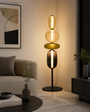 4 Glass Black Floor lamp Living Room Light for Home Lighting Standing lamp