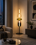 4 Glass Black Floor lamp Living Room Light for Home Lighting Standing lamp