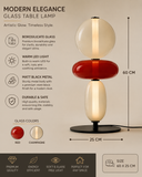TABLE LAMP BLACK BASE FOR HOME AND OFFICE USE