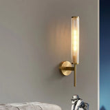 10W Led Golden Metal Wall Light for Living Room Bedside Light - Warm White