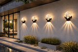 LED Outdoor Up and Down Wall Sconce Light Fixture Waterproof