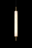 Led Gold White Faux Stone Hanging Pendant Ceiling Light