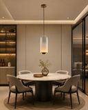 Frost Clear Glass Pendant Light for Bedside Hanging Light