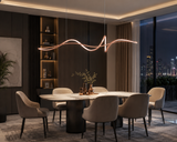 1000MM Rose Gold Modern LED Light Chandelier Lighting Lamp Cord Pendant Lamp