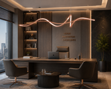 1000MM Rose Gold Modern LED Light Chandelier Lighting Lamp Cord Pendant Lamp