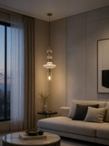 Ceramic Glass Pendant Light for Bedside Hanging Light
