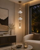 Ceramic Glass Pendant Light for Bedside Hanging Light