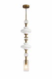 Ceramic Glass Pendant Light for Bedside Hanging Light