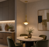 Champagne Glass Led  Light for Bedside Hanging Light