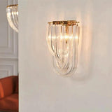 Led Glass Crystal Brass Gold Metal Wall Lamp - Warm White - Ashish Electrical India