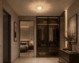 250MM Led Gold Acrylic Ceiling Light for Home and Office Use - Warm White (Round) Pack of 1