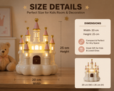 Castle Desk Table Lamp Gold Base for Kids Room