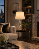 Gold Crystal Table Lamp with Shade