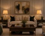 Gold Crystal Table Lamp with Shade
