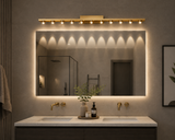 7 Led Gold Body LED Wall Light Mirror Vanity Picture Lamp