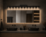 7 Led Black Body LED Wall Light Mirror Vanity Picture Lamp
