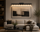 7 Led Black Body LED Wall Light Mirror Vanity Picture Lamp