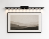 7 Led Black Body LED Wall Light Mirror Vanity Picture Lamp