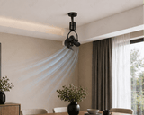 BLACk WALL FAN  WITH BLACK COLOR BLADE