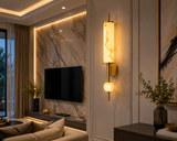 LED Faux Stone Wall Light Living Dining Bedside Light