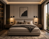 Black Bedside Wall Light with Adjustable Arm Spot