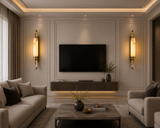 LED Faux Stone Gold Frost Wall Light Living Dining Bedside Light