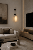 LED Faux Stone Black Wall Light Living Dining Bedside Light