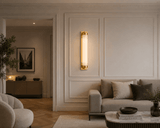 Frost Glass Wall Light Modern Copper Metal Bedroom Living Room Wall Light
