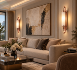 LED Rose Gold Frost Wall Light Living Dining Bedside Light