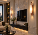 LED Rose Gold Frost Wall Light Living Dining Bedside Light