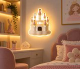 Resin Castle Lamp Kids Room Wall Light