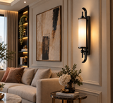 LED Black Frost Wall Light Living Dining Bedside Light