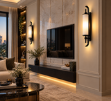 LED Black Frost Wall Light Living Dining Bedside Light