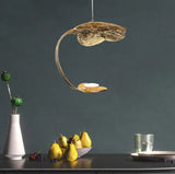 Modern Led Metal Antique Gold Hanging Pendant Ceiling Light - Warm White