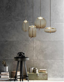 Light LED Glass Cognac Gold Pendant Lamp Ceiling Light - Warm White - Ashish Electrical India