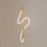 led 1 Light Modern LED Gold Acrylic Pendant Light - Warm White - Ashish Electrical India
