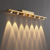7 Led Golden Body LED Wall Light Mirror Vanity Picture Lamp - Warm White