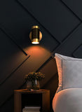 9W LED Antique Copper Gold Black Focus Spot Ceiling Wall Light - Warm White