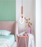 led 1 Light Modern LED Rose Gold 300MM Ring Pendant Light - Warm White/Gold