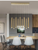 17 -LIGHT LED RECTANGULAR DINING ROOM CHANDELIER - WARM WHITE