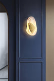 Led Thick Glass Artistic Gold Metal Wall Light - Warm White - Ashish Electrical India