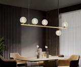 5 Light Gold Crystal Glass Chandelier Ceiling Lights Hanging - Warm White