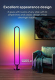 Long Oval Multi Color RBG Light with Remote Floor Stand lamp - Black - Ashish Electrical India