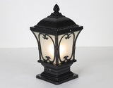 Led Pillar Light Antique Gate Lamp E27 Lantern Post E27 (Color : Black) - Ashish Electrical India
