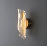 Transparent 6W Curv LED Wall Lamp Bedside Light - Warm White