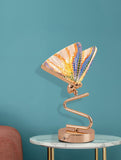 LED Rainbow Butterfly Gold Desk Table Lamp Gold Base for Home and Office Use - Warm White
