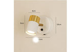 10W LED White Gold Focus Spot Ceiling Wall Light - Warm White