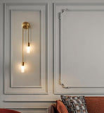 Led Electroplated Metal Gold Finish 2 Tube Wall Lamp LED Lights - Warm White - Ashish Electrical India