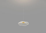 LED 1 Light Modern LED Gold Acrylic Pendant Light - Warm White/Gold - Ashish Electrical India